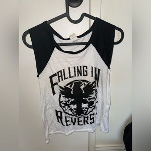 fir "crest logo girls raglan muscle top" - S - white